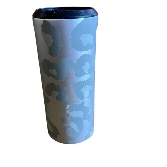 Corkcicle Slim Can Cooler Woodland Camo 12 oz Insulated Green Gray - Picture 2 of 10
